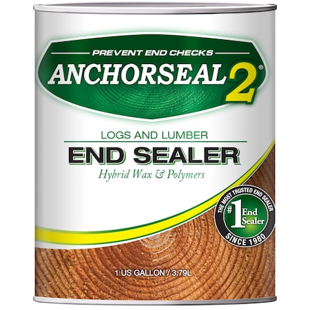 1 GAL Wax Emulsion End Sealer, Prevent Drying Splits In Logs & Lumber